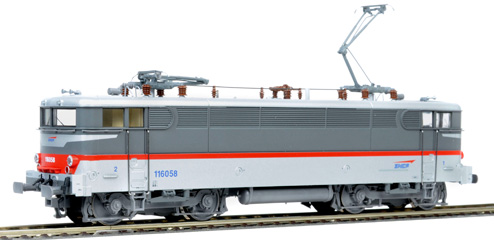 Locomotive lectrique BB 116058 logo casquette ep V - Roco-sncf