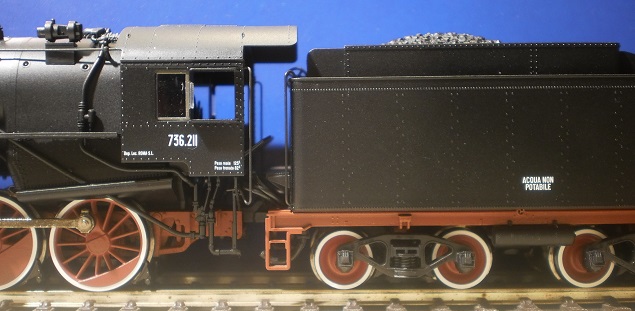 FS locomotive  vapeur Gruppo 736 - 
